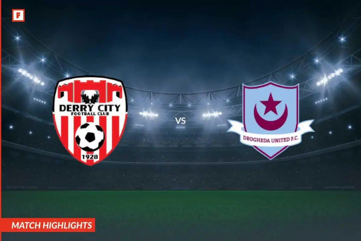 Derry Grad - Drogheda United golovi i naglasci