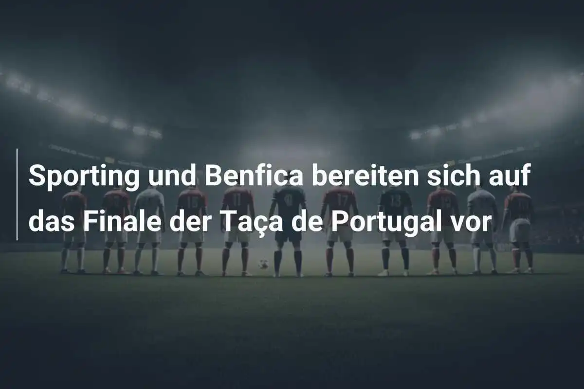 Sporting und Benfica bereiten sich auf das Finale der Taça de Portugal vor