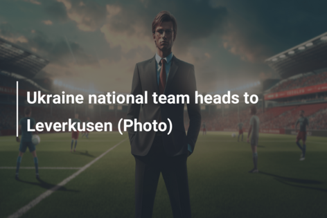 Ukraine national team heads to Leverkusen (Photo)