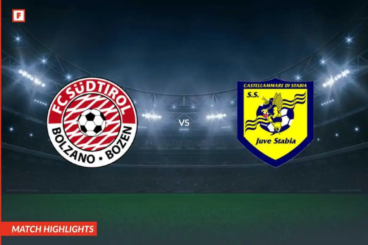 Sudtirol - Juve Stabia gol e momenti salienti