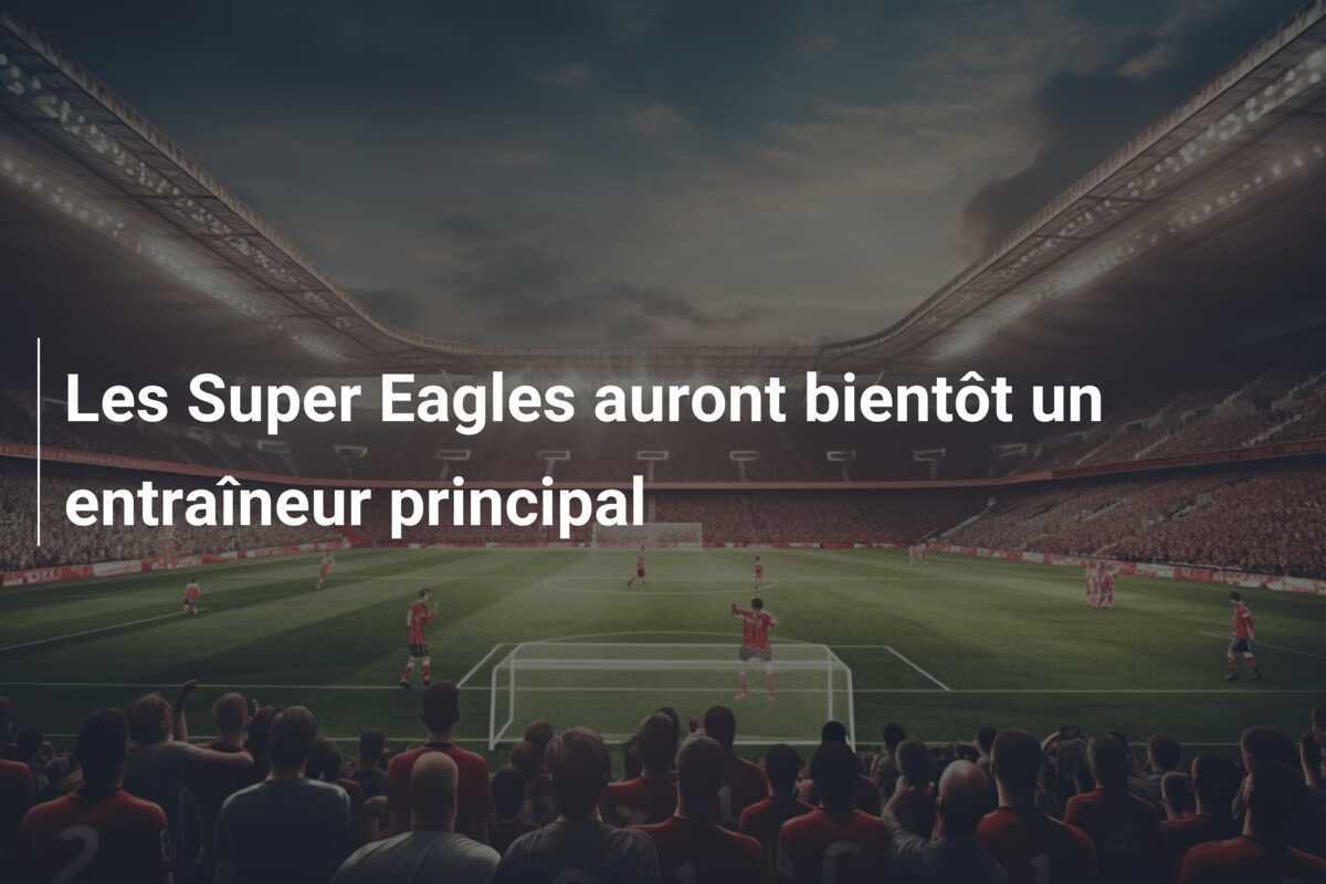 Les Super Eagles auront bientôt un entraîneur principal