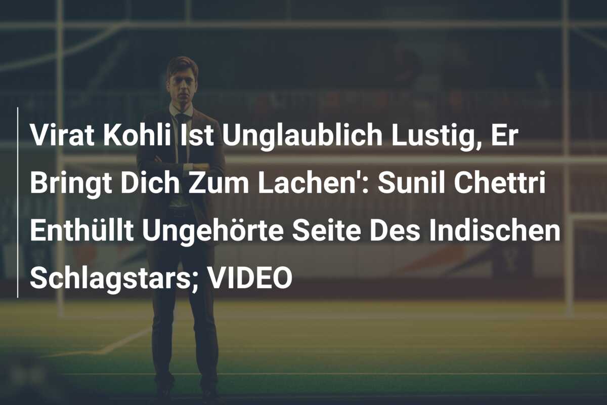 Virat Kohli Ist Unglaublich Lustig, Er Bringt Dich Zum Lachen’: Sunil Chettri Enthüllt Ungehörte Seite Des Indischen Schlagstars; VIDEO