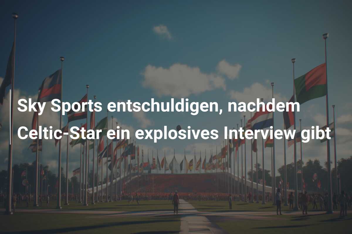 Sky Sports entschuldigen, nachdem Celtic-Star ein explosives Interview gibt