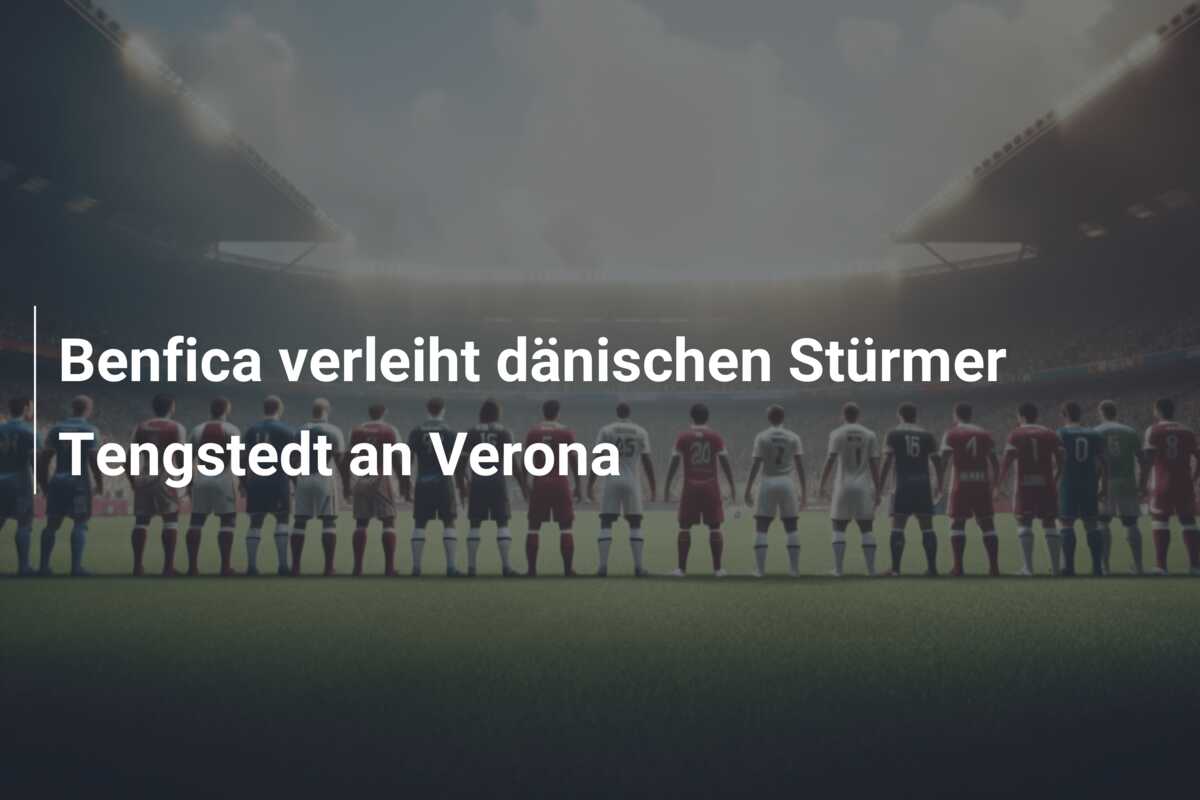 Benfica verleiht dänischen Stürmer Tengstedt an Verona