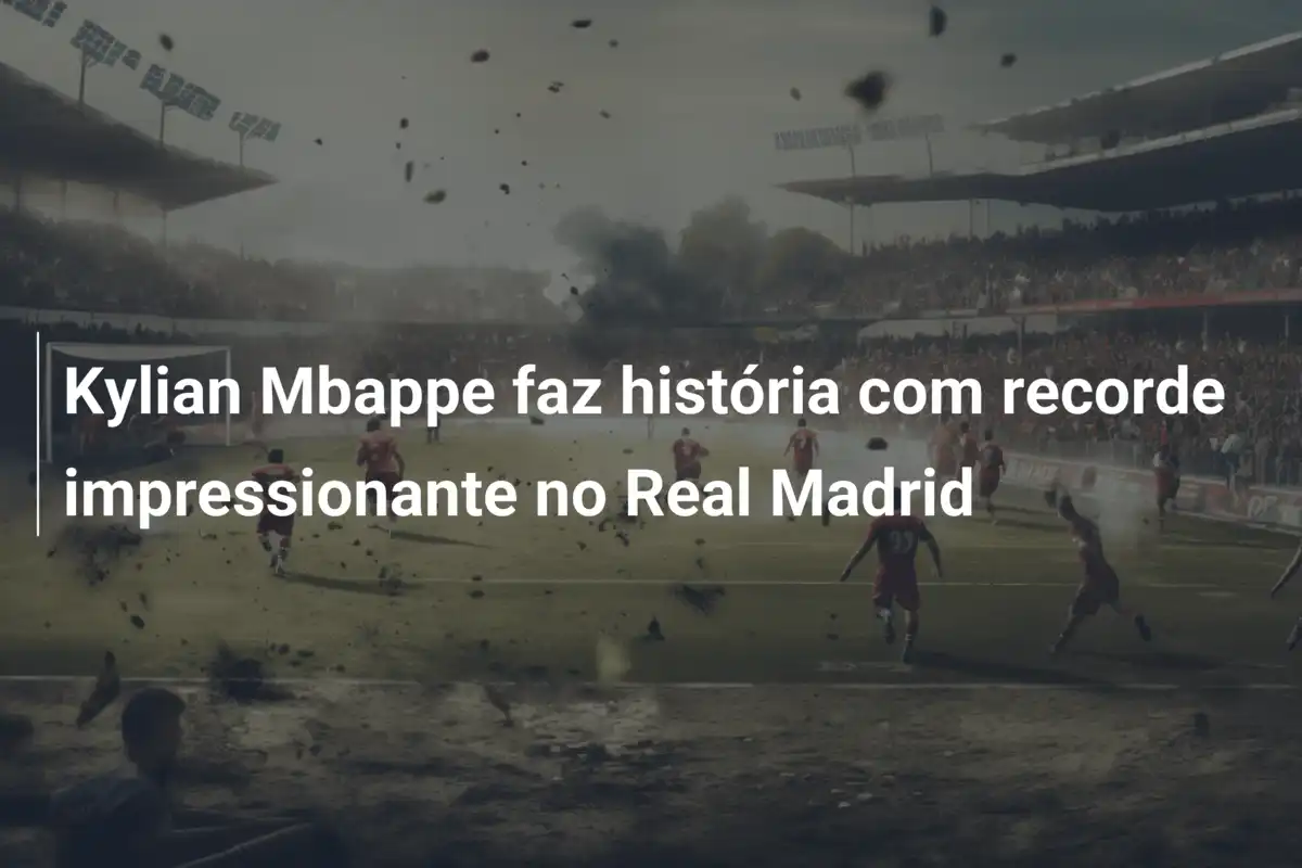 Kylian Mbappe faz história com recorde impressionante no Real Madrid