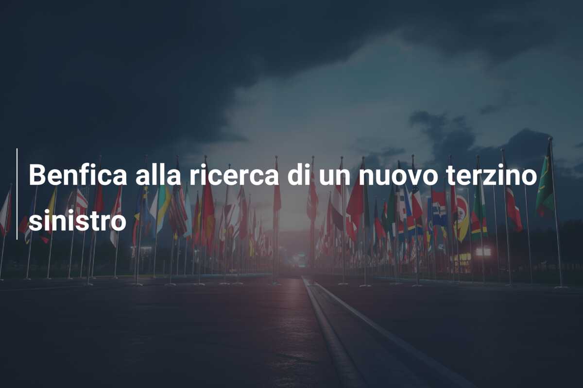 Benfica alla ricerca di un nuovo terzino sinistro