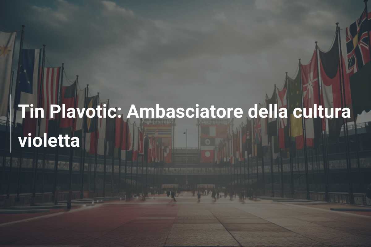 Tin Plavotic: Ambasciatore della cultura violetta