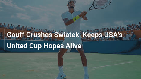 Gauff Destrói Swiatek e Mantém Esperanças dos EUA na United Cup