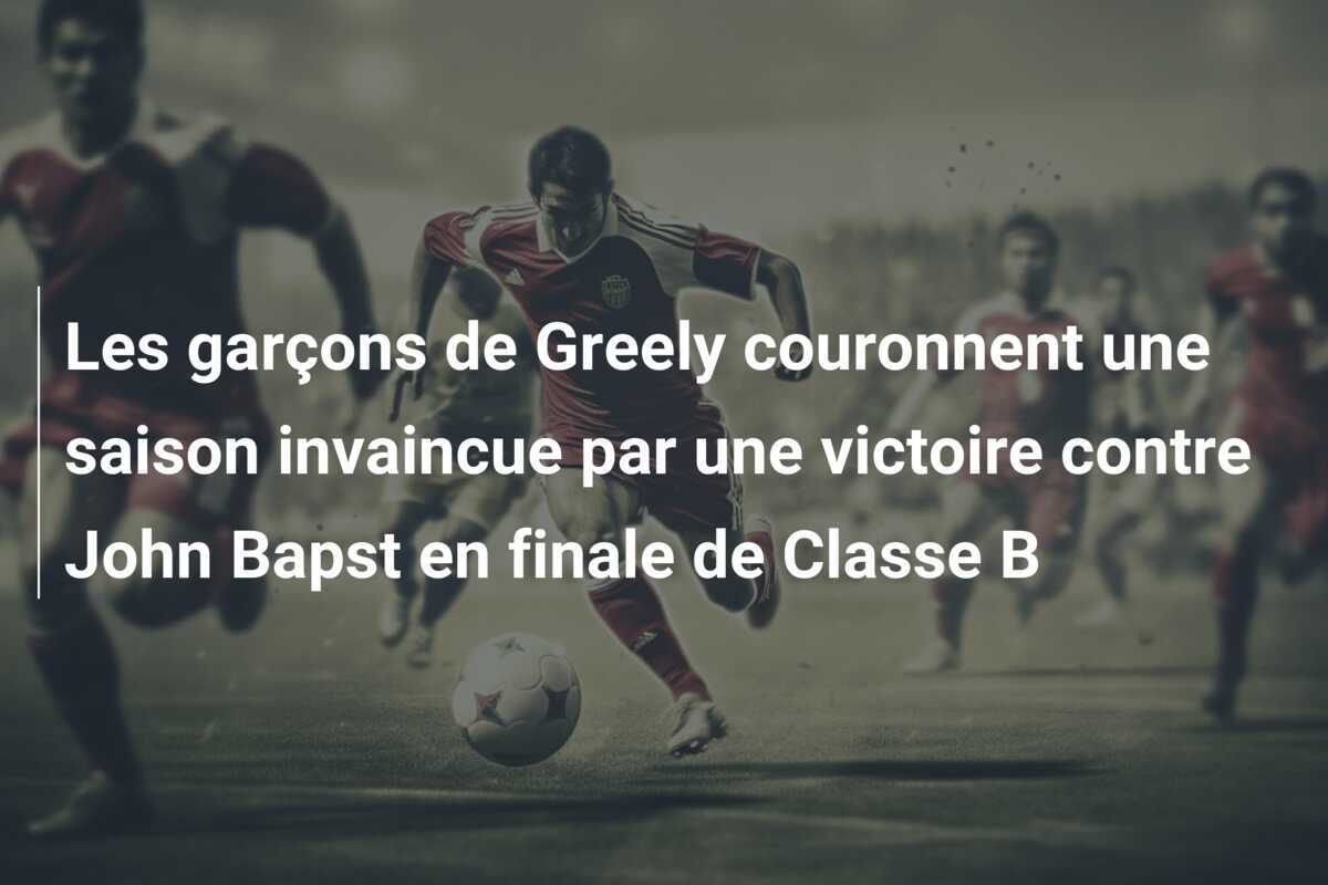 Les garçons de Greely couronnent une saison invaincue par une victoire contre John Bapst en finale de Classe B