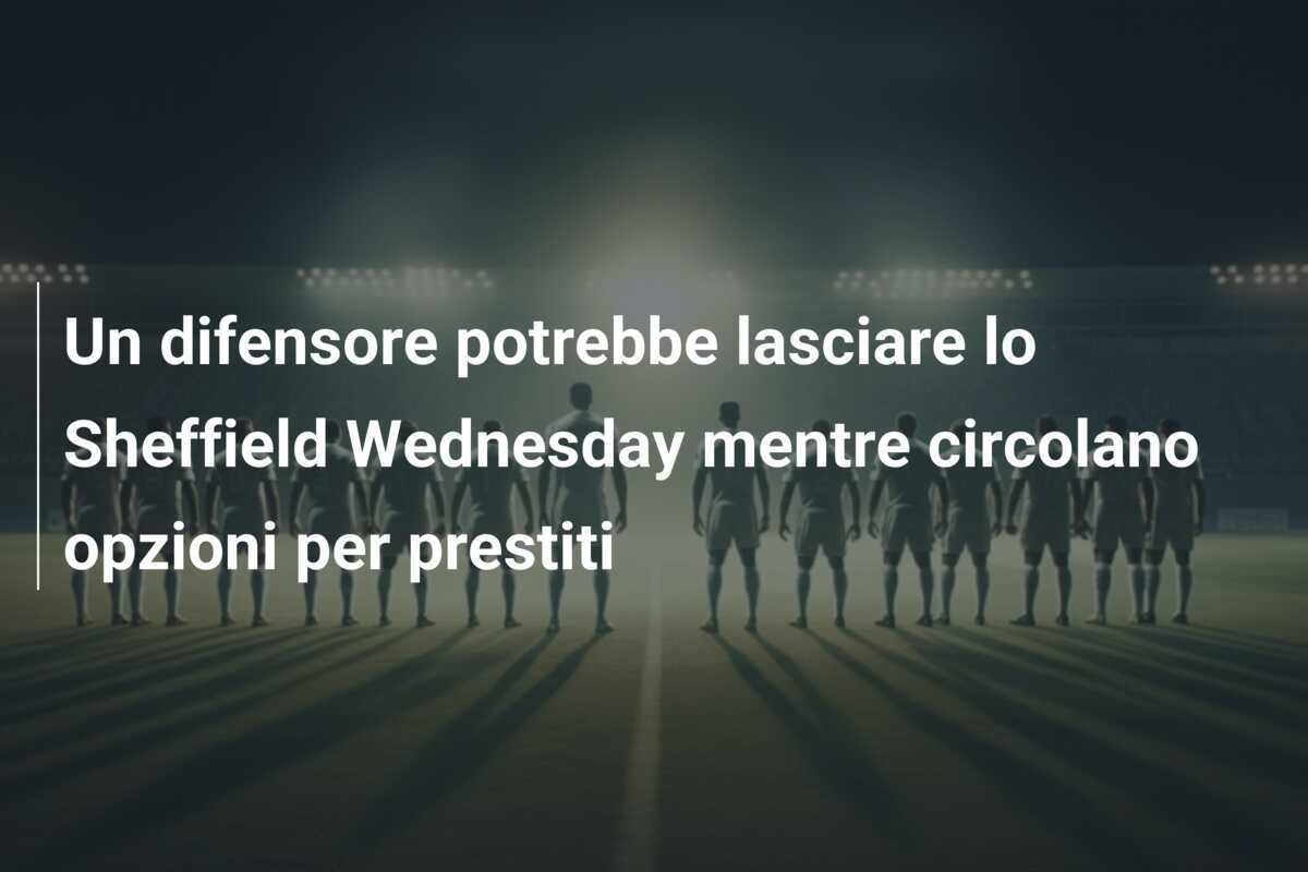 Un difensore potrebbe lasciare lo Sheffield Wednesday mentre circolano opzioni per prestiti