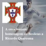 Ricardo Quaresma emocionado com homenagem do Besiktas (vídeo)