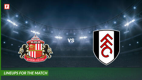 ซันเดอร์แลนด์ ปะทะ ฟูลัม: รายชื่อผู้เล่นสำหรับการแข่งขัน