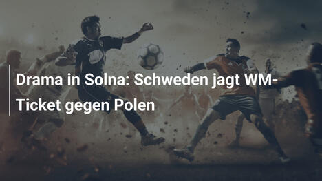 Drama in Solna: Schweden jagt WM-Ticket gegen Polen