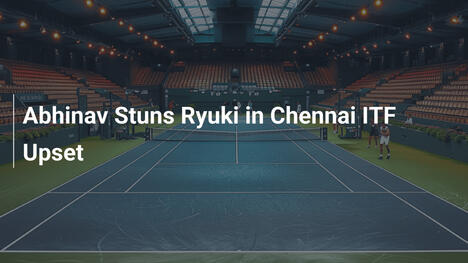 Abhinav Sorprende a Ryuki en el ITF de Chennai