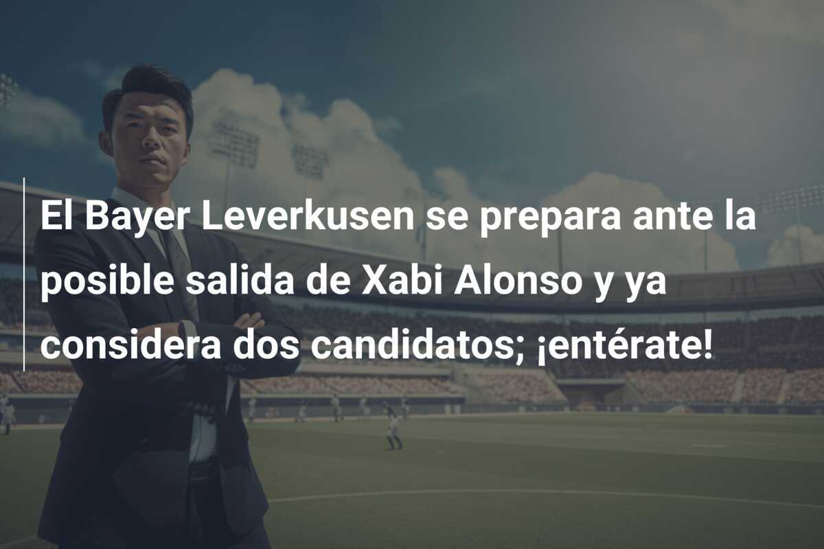 El Bayer Leverkusen se prepara ante la posible salida de Xabi Alonso y ya considera dos candidatos; ¡entérate!