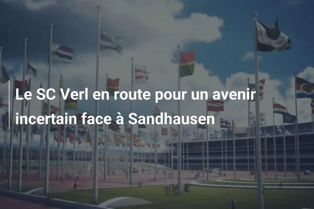 Le SC Verl en route pour un avenir incertain face à Sandhausen