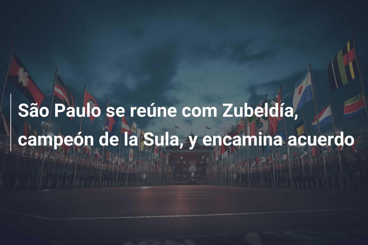 São Paulo se reúne com Zubeldía, campeón de la Sula, y encamina acuerdo