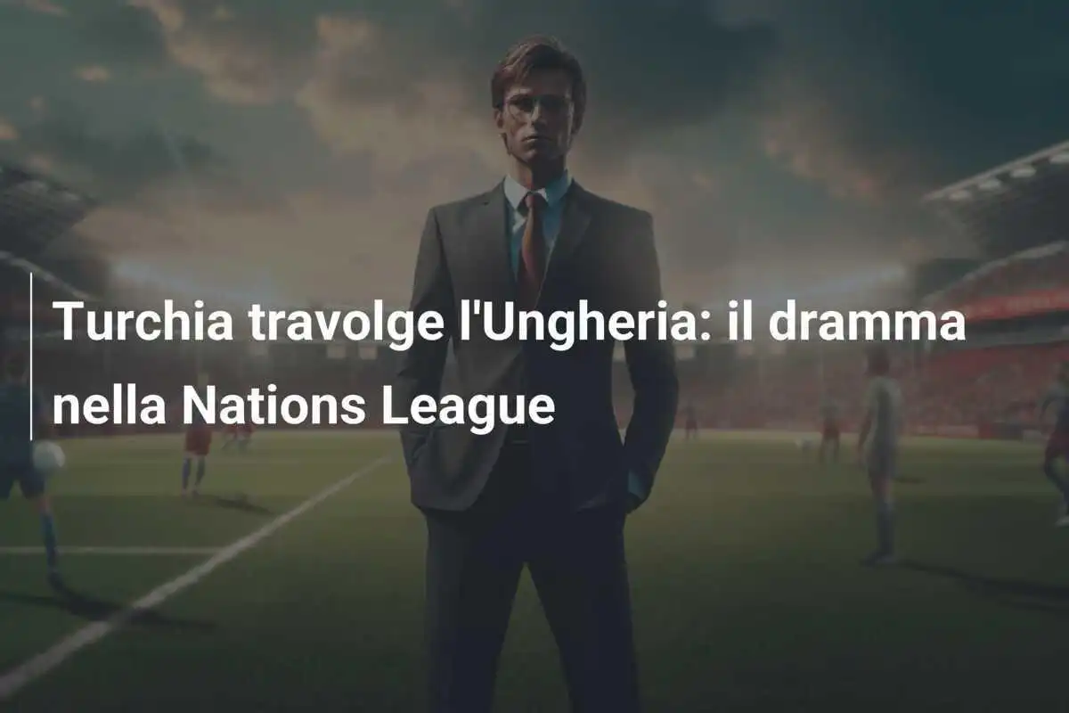 Turchia travolge l'Ungheria: il dramma nella Nations League