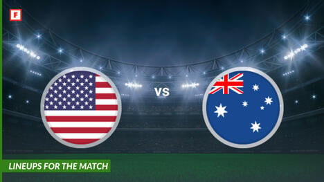 Vereinigte Staaten von Amerika gegen Australien: Aufstellungen für das Spiel
