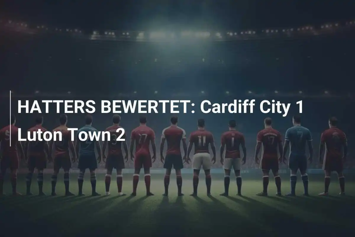HATTERS BEWERTET: Cardiff City 1 Luton Town 2