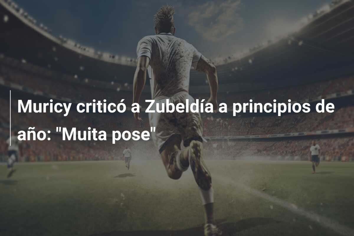 Muricy criticó a Zubeldía a principios de año: “Muita pose”