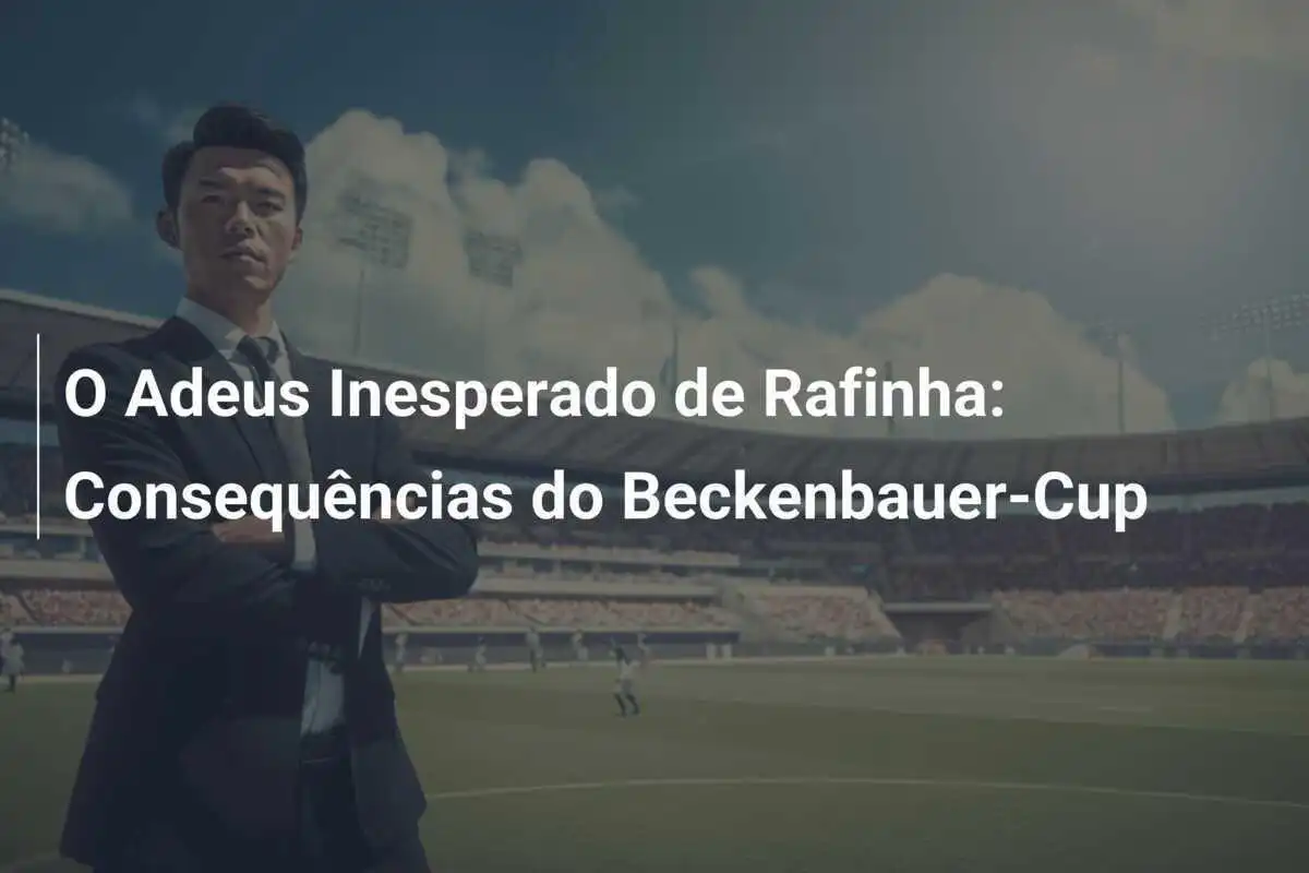 O Adeus Inesperado de Rafinha: Consequências do Beckenbauer-Cup