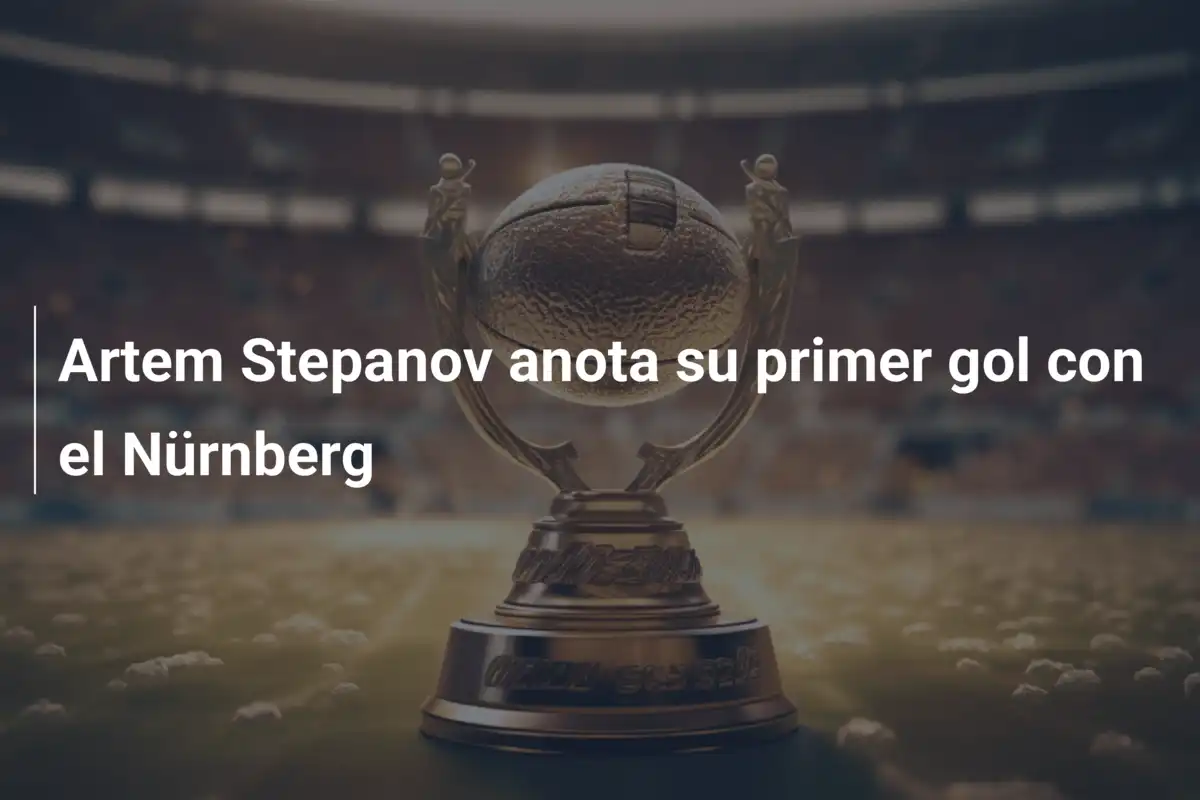 Artem Stepanov anota su primer gol con el Nürnberg