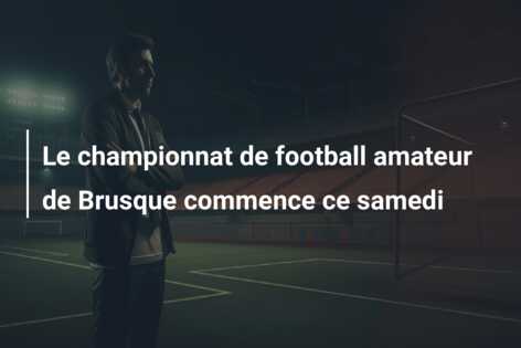 Le championnat de football amateur de Brusque commence ce samedi