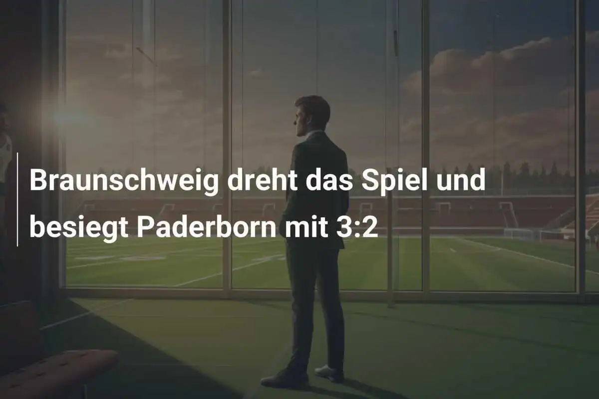 Braunschweig dreht das Spiel und besiegt Paderborn mit 3:2