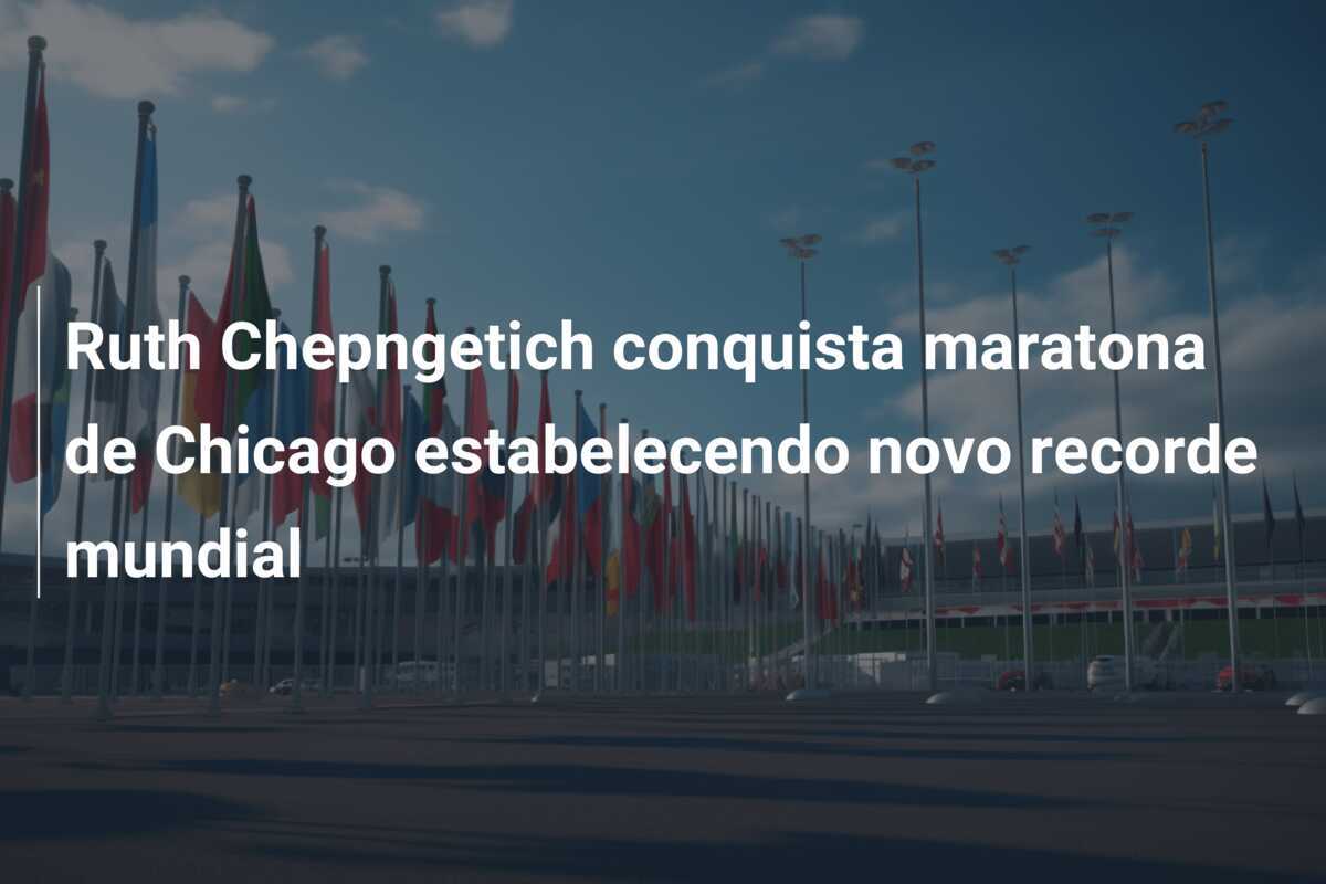 Ruth Chepngetich conquista maratona de Chicago estabelecendo novo recorde mundial