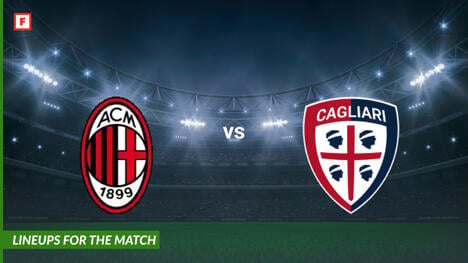 Milan vs Cagliari Calcio: susunan pemain untuk pertandingan