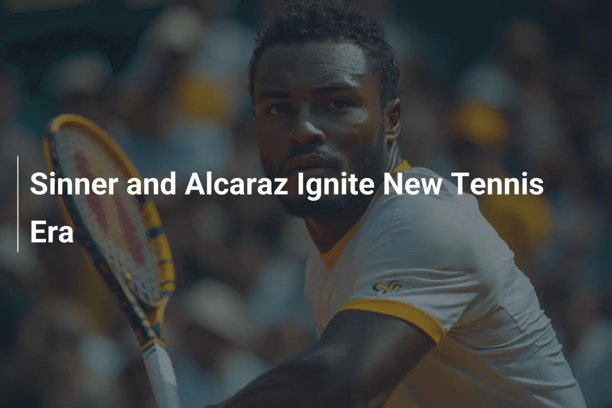 Sinner und Alcaraz zünden eine neue Tennis-Ära