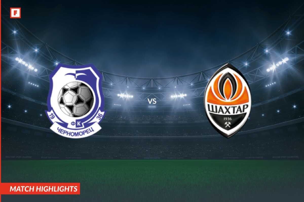 Chernomorets (Odessa) - Shakhtar Donetsk goles y momentos destacados ...
