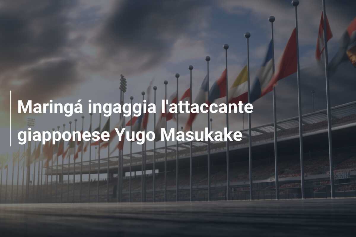 Maringá ingaggia l'attaccante giapponese Yugo Masukake