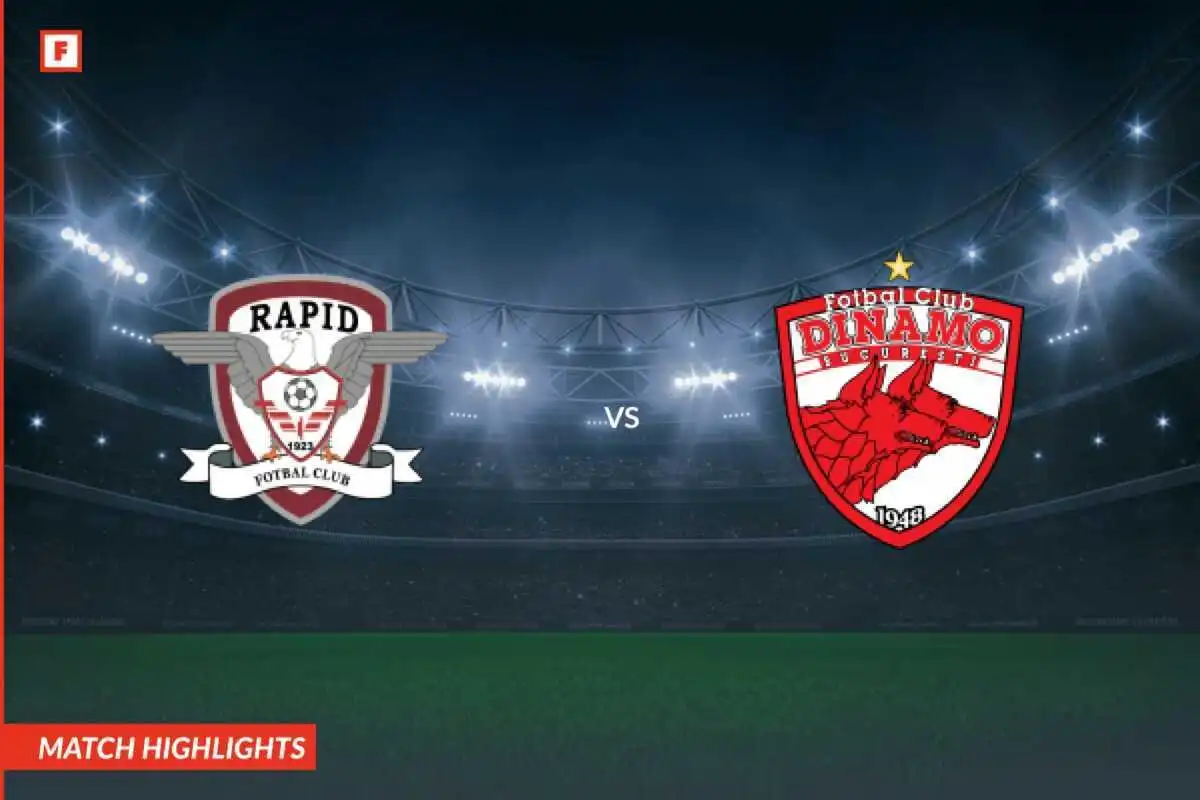 Rapid Bucuresti 1923 - Dinamo București mål og høydepunkter