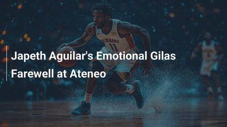 Japeth Aguars emotionaler Abschied von Gilas in Ateneo