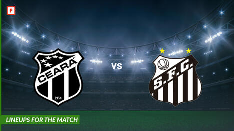 Ceará vs Santos: escalações para o jogo