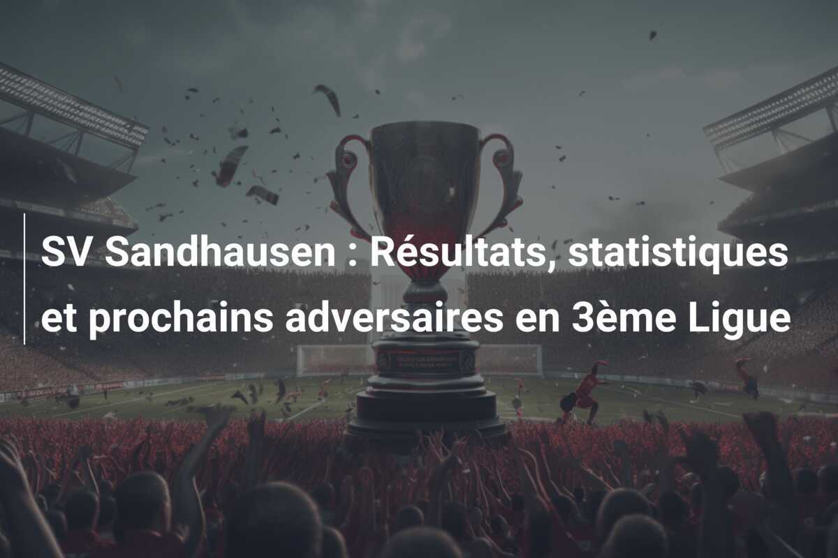 SV Sandhausen : Résultats, statistiques et prochains adversaires en 3ème Ligue