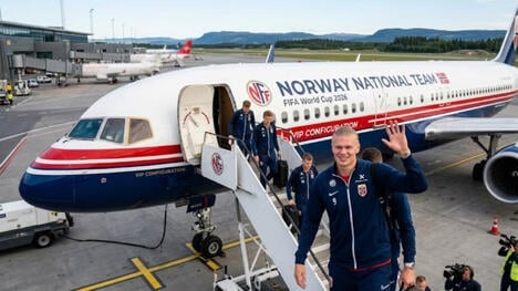 Norvegia ai Mondiali 2026 su Boeing 757 VIP stile Trump