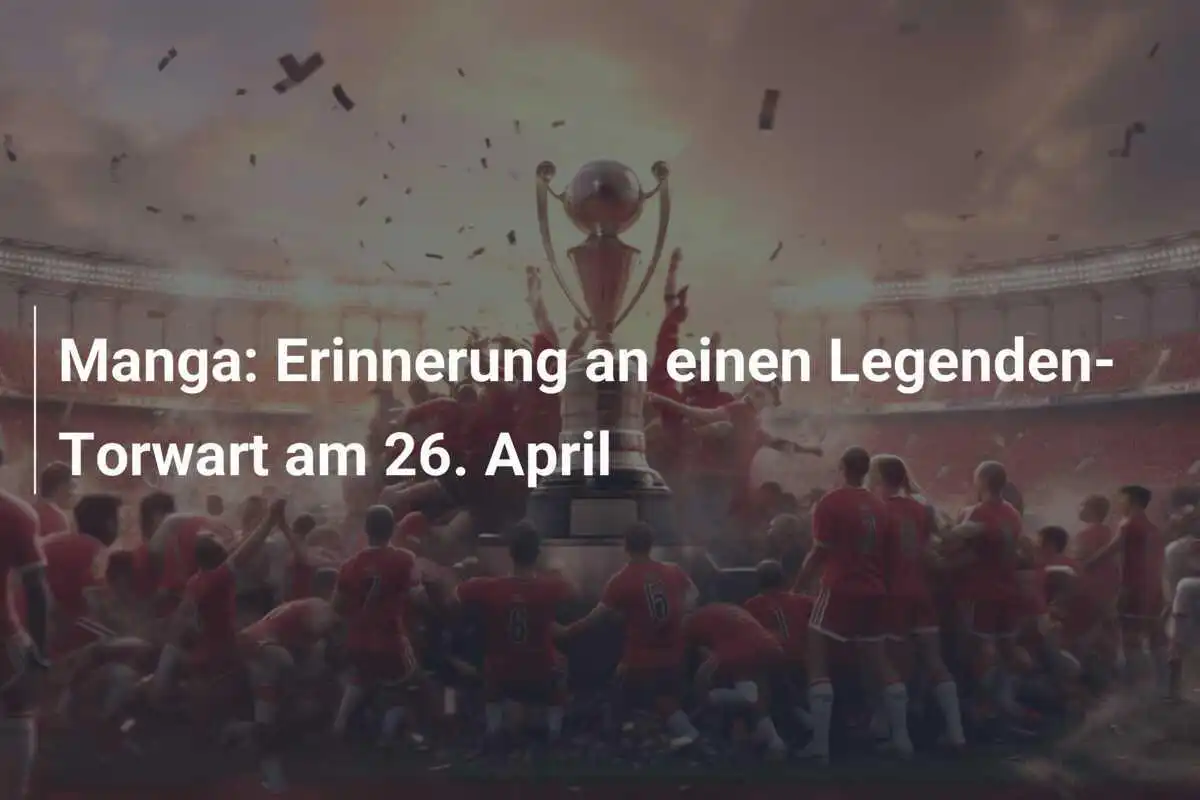 Manga: Erinnerung an einen Legenden-Torwart am 26. April