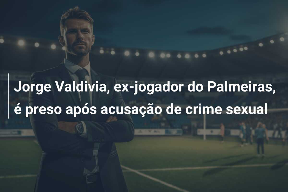 Jorge Valdivia, ex-jogador do Palmeiras, é preso após acusação de crime sexual