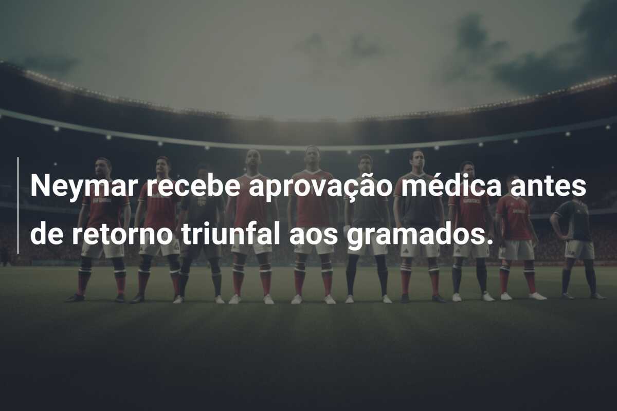 Neymar recebe aprovação médica antes de retorno triunfal aos gramados.