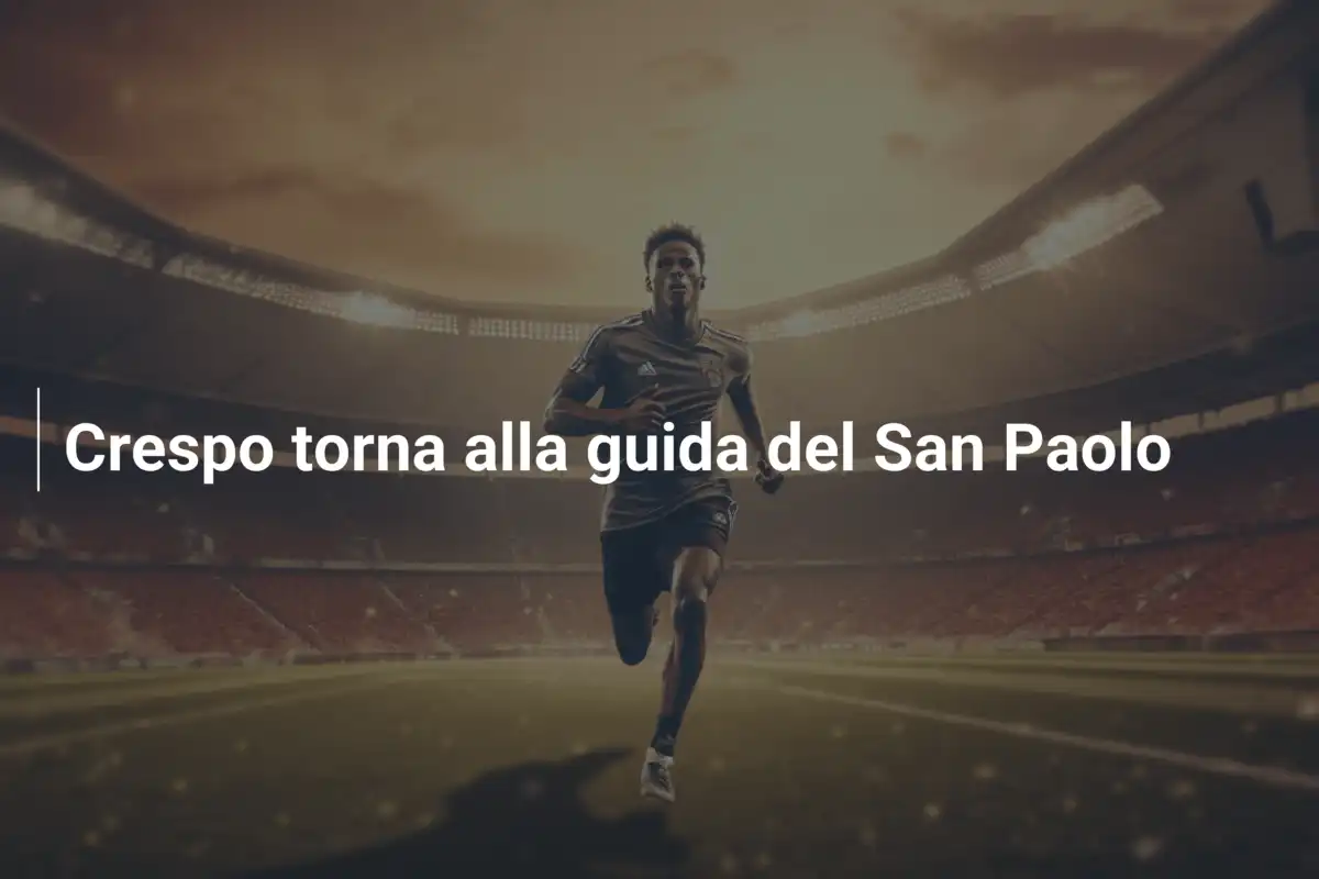 Crespo torna alla guida del San Paolo
