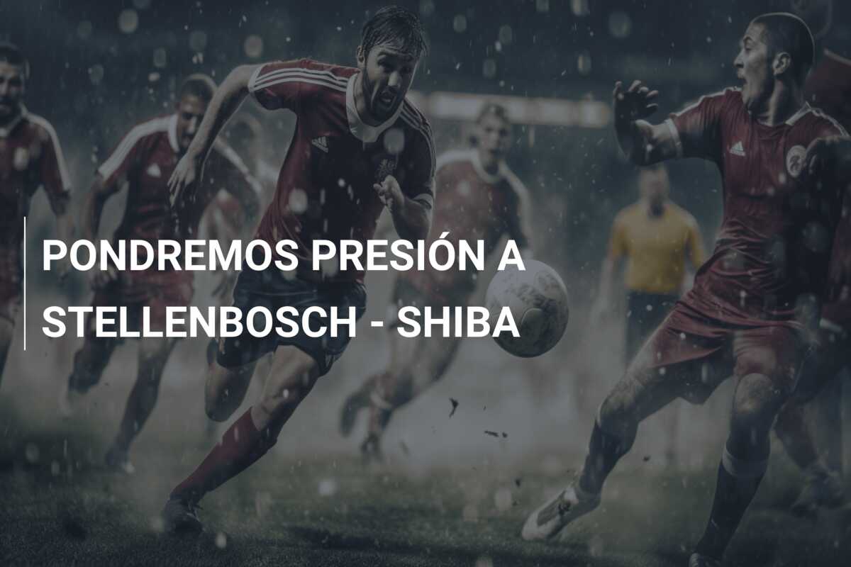 PONDREMOS PRESIÓN A STELLENBOSCH – SHIBA