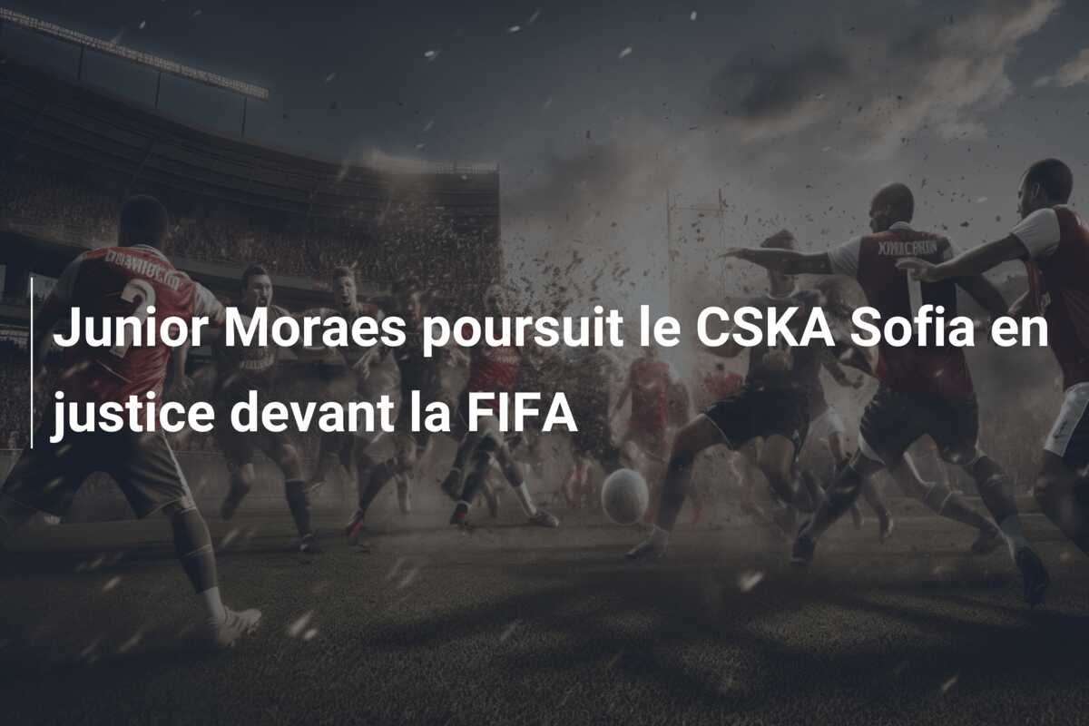 Junior Moraes poursuit le CSKA Sofia en justice devant la FIFA