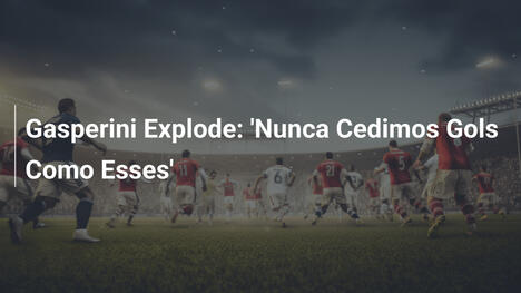 Gasperini Explode: 'Nunca Cedimos Gols Como Esses'