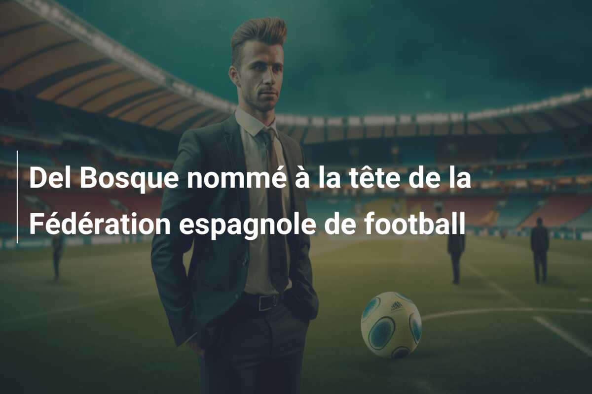 Del Bosque nommé à la tête de la Fédération espagnole de football