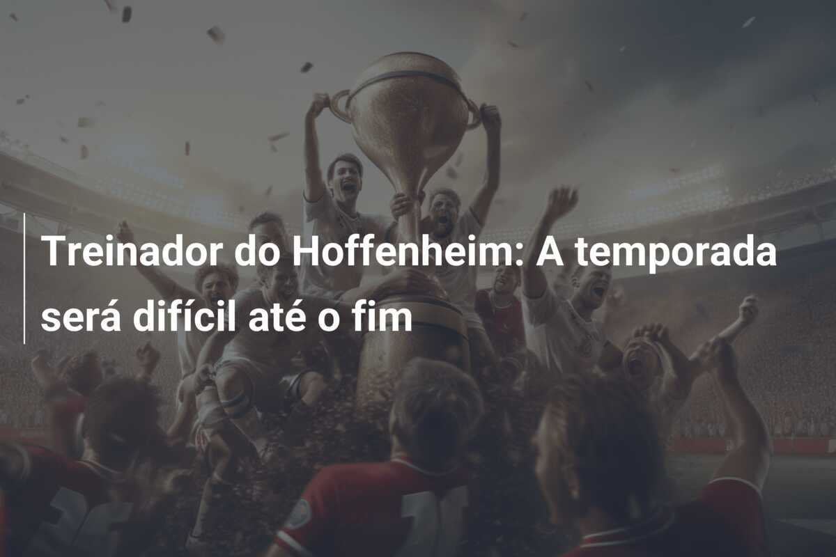 Treinador do Hoffenheim: A temporada será difícil até o fim