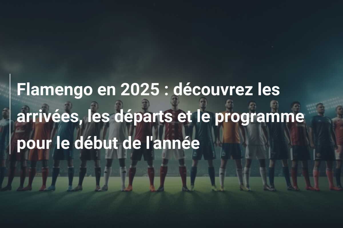 Flamengo en 2025 : découvrez les arrivées, les départs et le programme pour le début de l'année