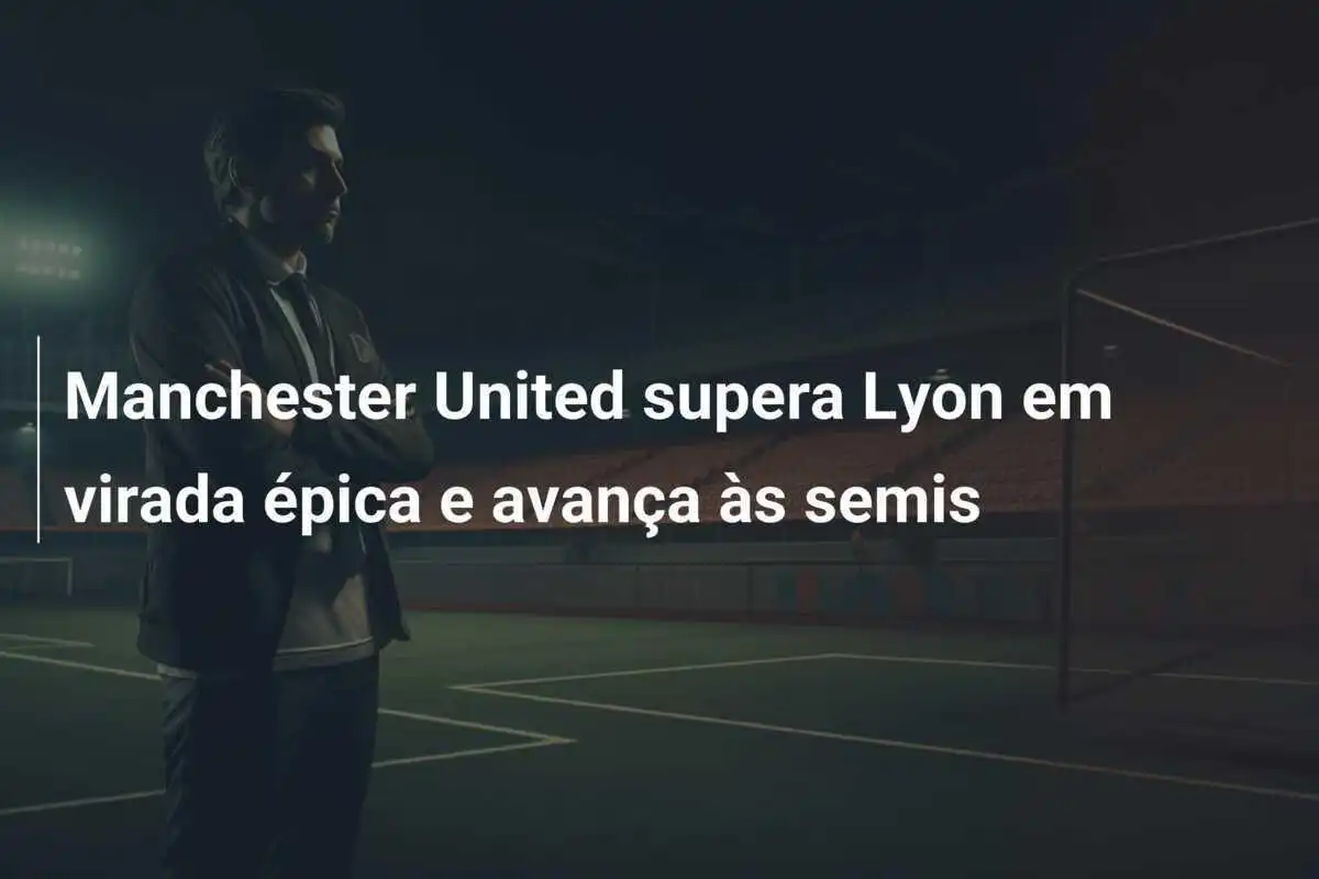 Manchester United supera Lyon em virada épica e avança às semis